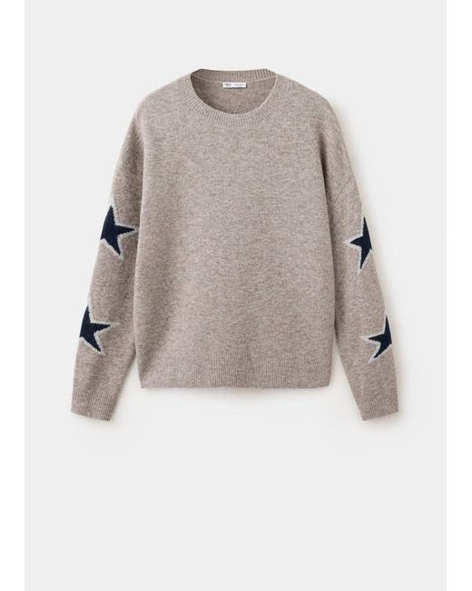 MANGO TEEN Multicolor Star-Detail Jersey
