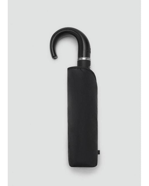 Mango Black Automatic Folding Umbrella for men