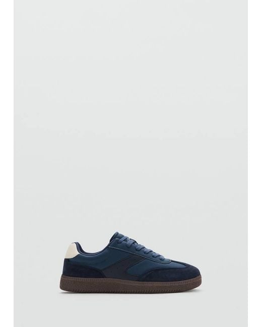 MANGO TEEN Blue Combined Design Sneakers for men