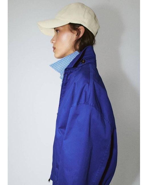 Mango Blue Plain Cotton Cap