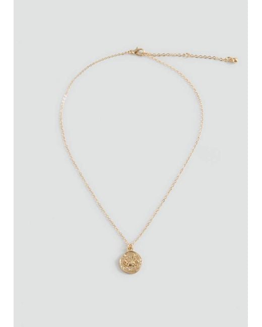 MANGO TEEN White Cancer Zodiac Necklace