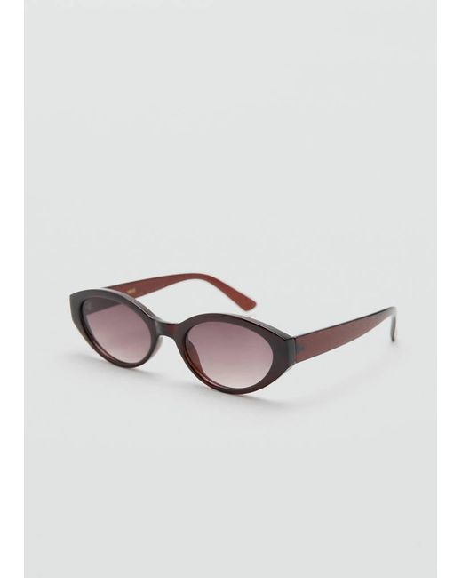 Mango Gray Resin Frame Sunglasses