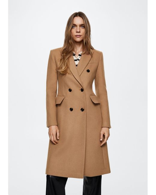 tailored wool coat zara