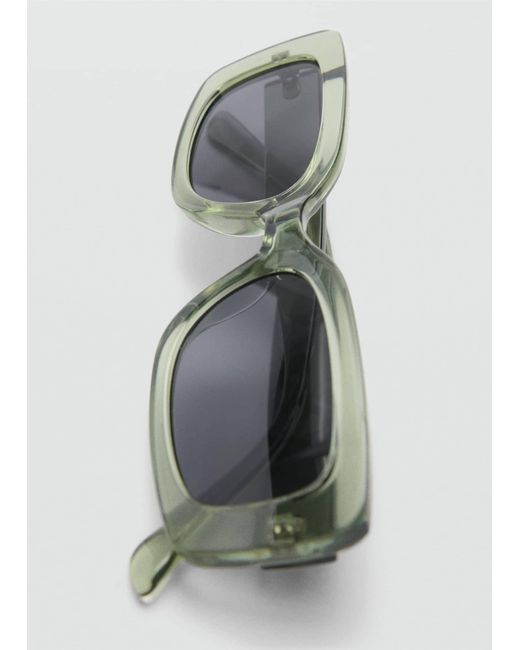 Mango Green Acetate Frame Sunglasses Pastel