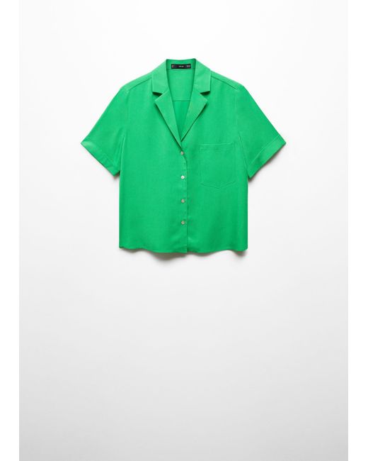 Mango Green 100% Lyocell Shirt