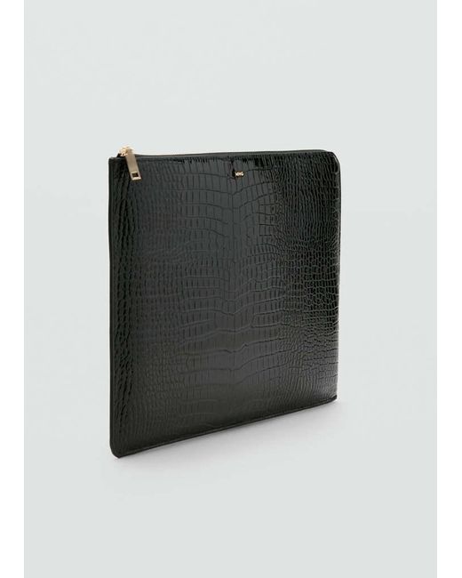 Mango Black Shiny Coco Laptop Sleeve