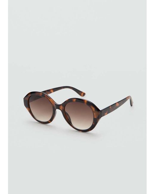 Mango Brown Resin Frame Sunglasses