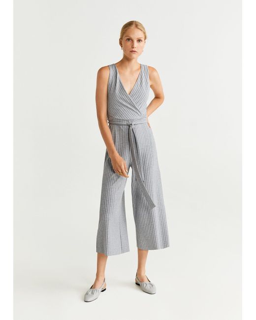 mango grey jumpsuit