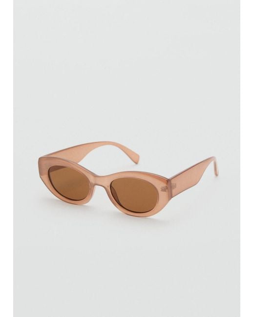 Mango Brown Resin Frame Sunglasses