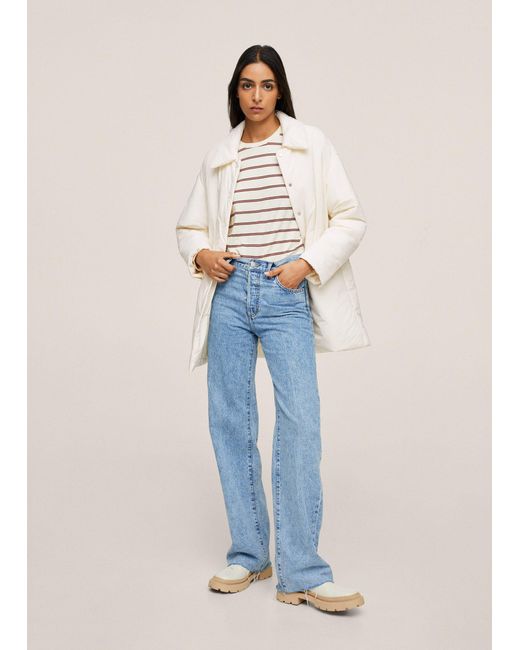 buttoned casual quilted coat