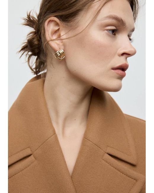 Mango Natural Intertwined Knot Earrings
