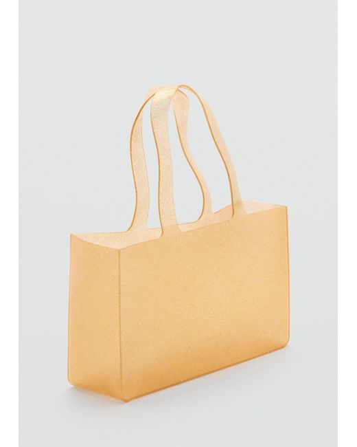 Mango Natural Semitransparent Shiny Bag
