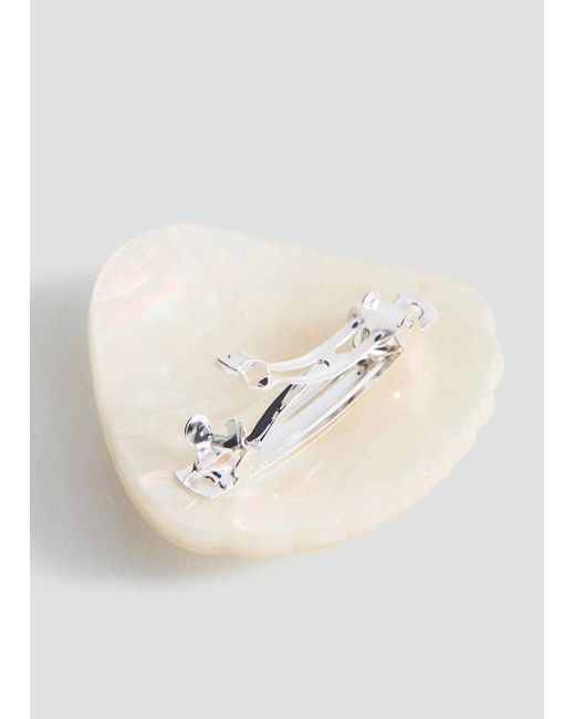 Mango Natural Shell Barrette