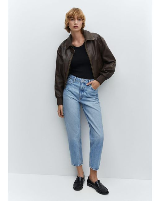Mango mom cheap fit jeans