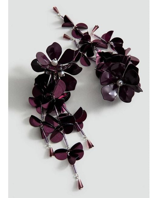 Mango Multicolor Hanging Floral Earrings
