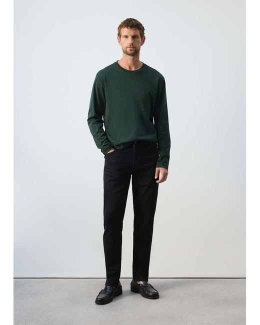 Mango Green 100% Extra Soft Cotton Regular Fit T-Shirt for men