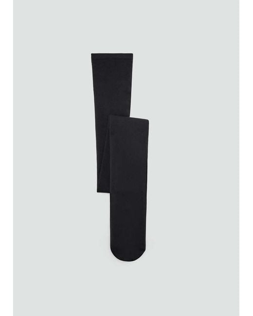 Mango White Plain Socks Stockings