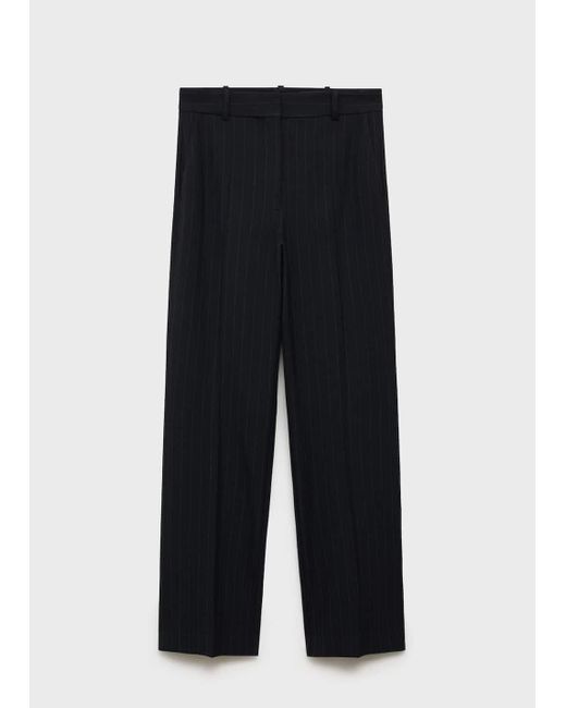 Mango Blue Pinstripe Suit Trousers