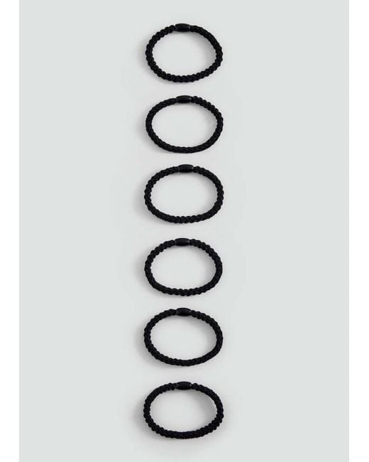 MANGO TEEN White Pack 6 Hair Ties