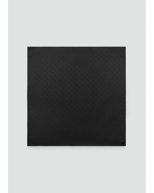 Mango Black Polka Dot Square Scarf