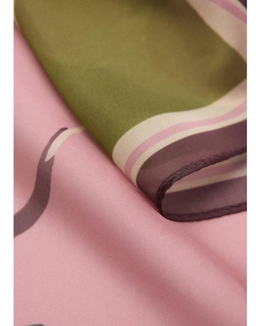 Mango Green Halstuch Mit Blumenmuster