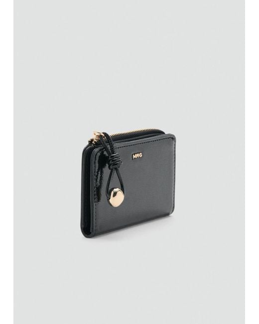 Mango Black Mini-Bead Small Purse