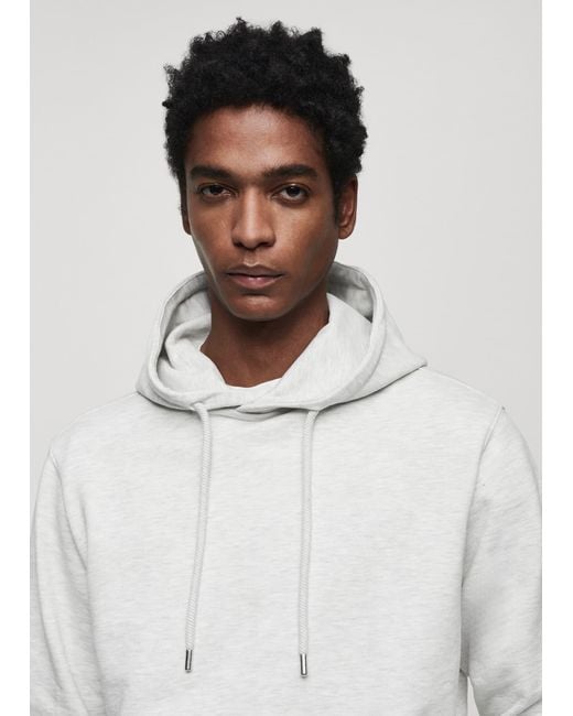 Light white hoodie top