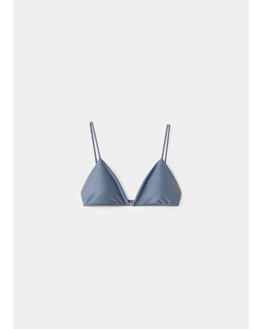 Mango Black Triangular Bikini Top