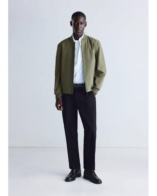 Mango Green Waterproof, Thermoregulating Bomber Jacket for men