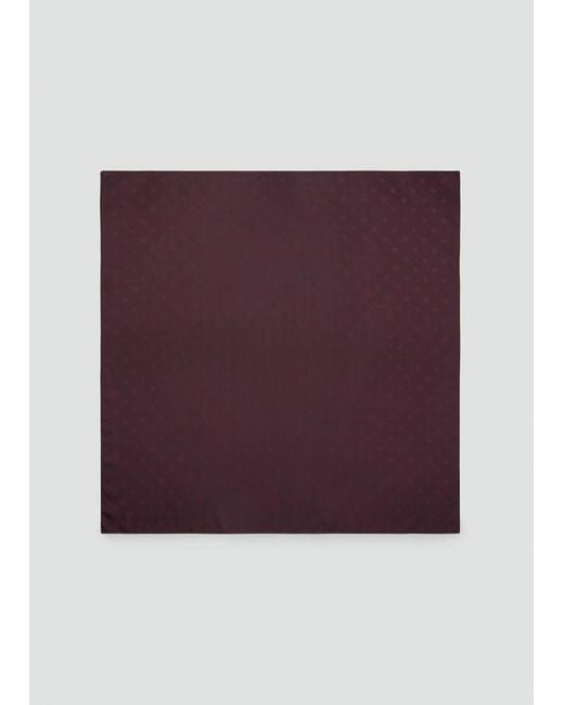 Mango Purple Polka Dot Square Scarf