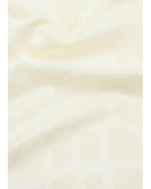 Mango Natural Jacquard Scarf