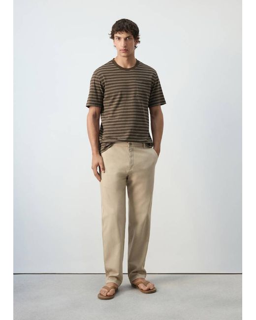 Mango Natural Relaxed Fit Jeans for men