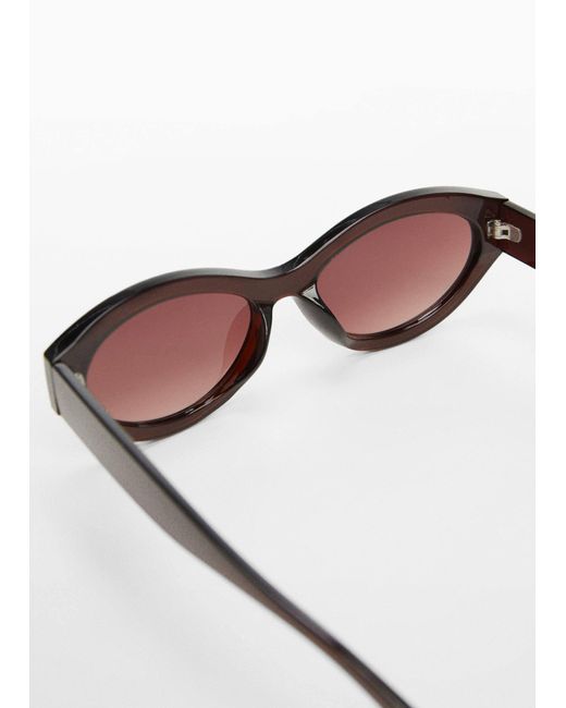 Mango Brown Retro Style Sunglasses