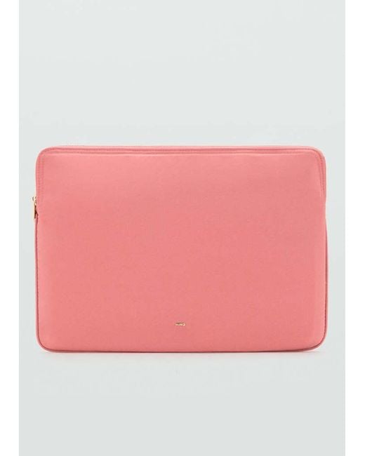 Mango Pink Nylon Laptop Case