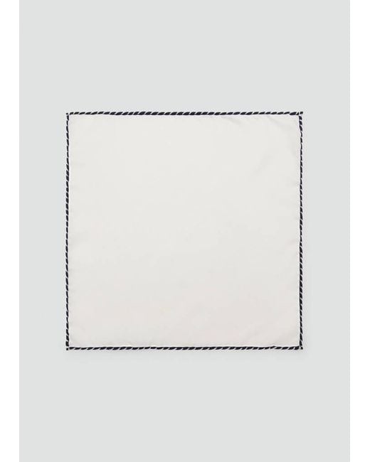 Mango Natural 100% Silk Scarf for men