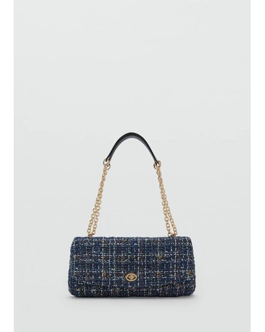 Borsa A Spalla di Mango in Blue