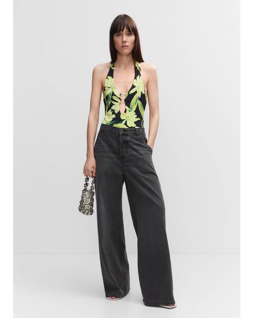 Jeans palazzo store mango