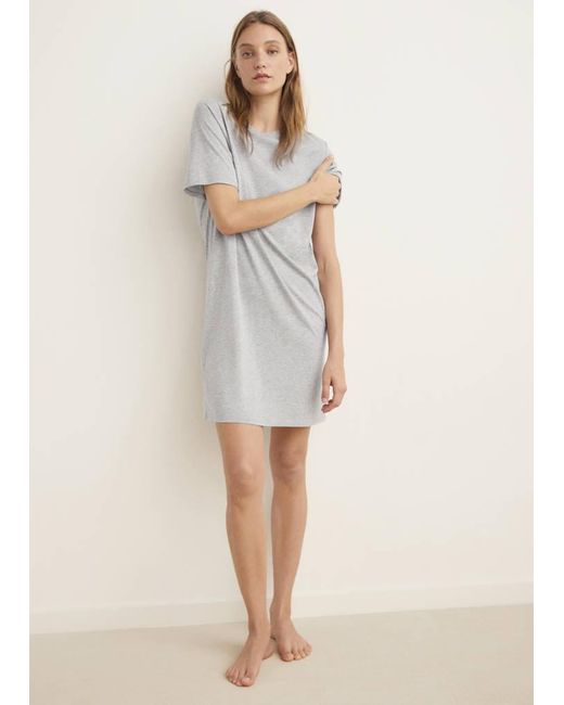 Mango Natural Lyocell Cotton Nightdress