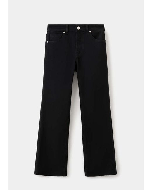 Mango Multicolor Sienna Flared Cropped Jeans