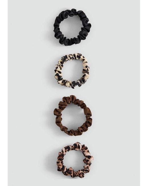 MANGO TEEN White Pack Of 4 Matching Hair Ties