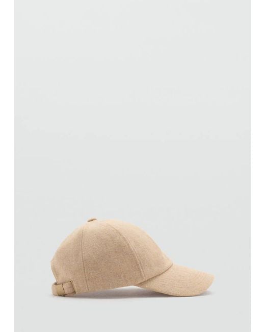 Mango Natural Cap With Visor