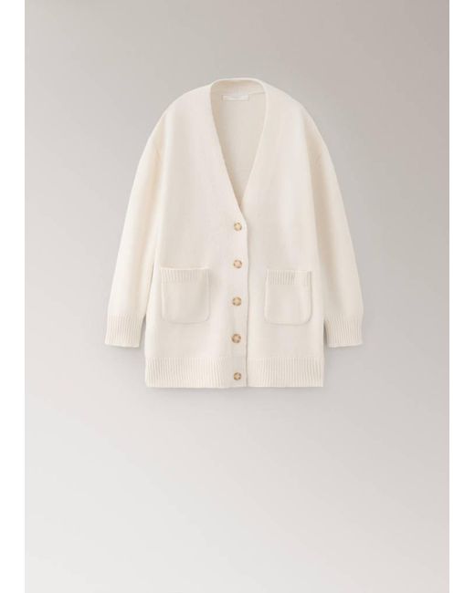 Mango Natural 100% Wool Oversized Sweater