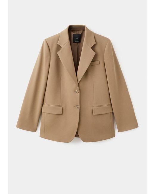 Mango Multicolor Double-Breasted Suit Jacket