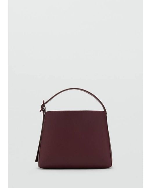 Mango Natural Mini Shopper Bag With Buckle