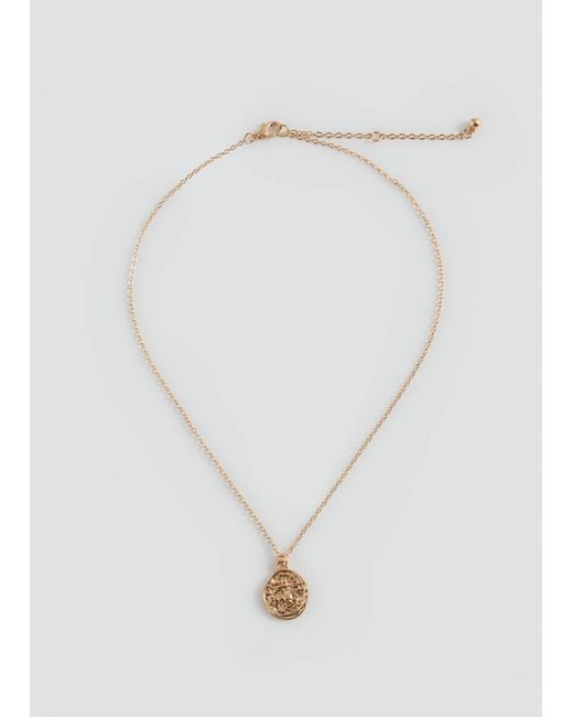 MANGO TEEN White Horoscope Pendant Necklace