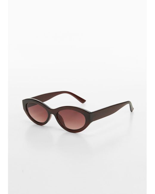 Mango Brown Retro Style Sunglasses