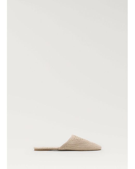 Mango Natural Cotton Braided Slippers