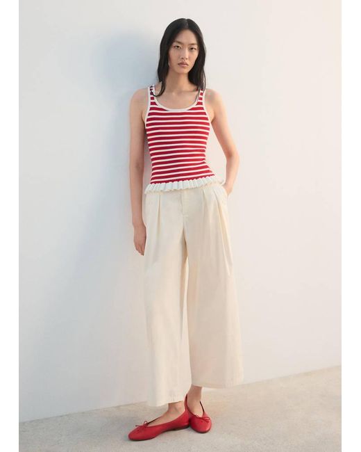 Mango Pink Pleat Detailed Top