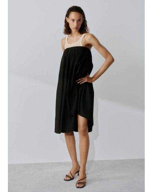 Mango Black Kitten Heel Sandals With Straps