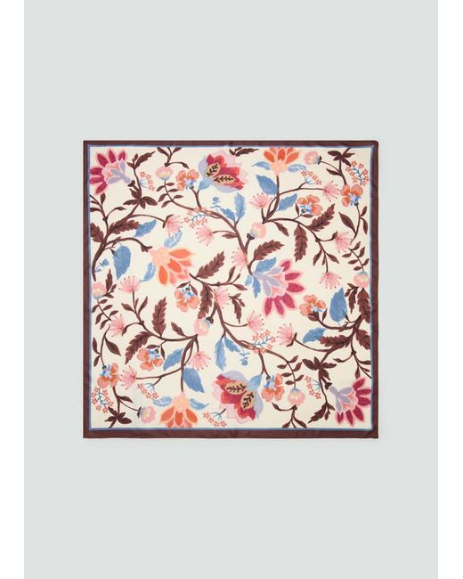 Mango Pink Floral Print Scarf